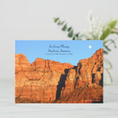 In Loving Memory of Lifeお祝い招待状 招待状 (スタンド正面)