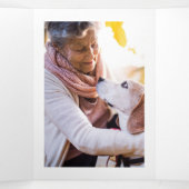 In Loving Memory of Lifeプログラムお祝い 三つ折り招待状 (内部中)