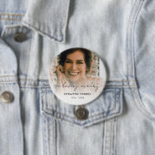 In Loving Memory of Life Photo葬儀お祝い 缶バッジ (インサイチュ)