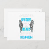 In Loving Memory Of My Brother I'll Hold You Gift 案内ポストカード (正面/裏面)