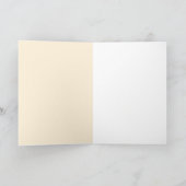 In Loving memory of name funeral memory keepsake カード (内部)