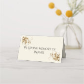 In Loving Memory of [Name] Memorial Funeral Folded プレイスカード (正面)