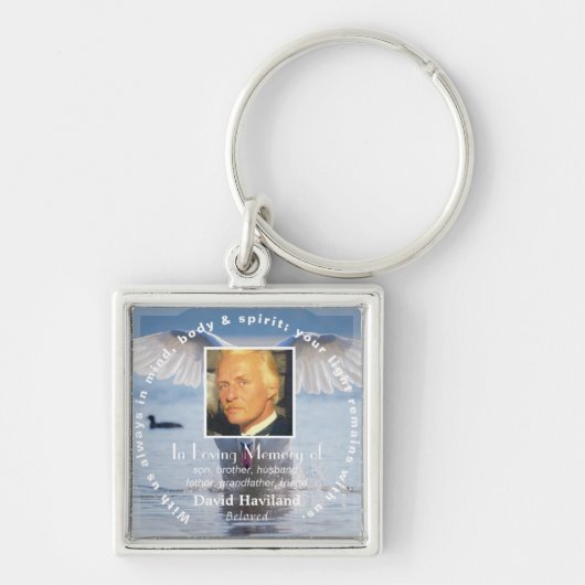 In Loving Memory of Photo Keychain HAMbyWG キーホルダー (正面)