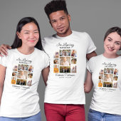 In Loving Memory Photo Collage Funeral Memorial  Tシャツ