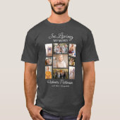 In Loving Memory Photo Collage Funeral Memorial Tシャツ (正面)