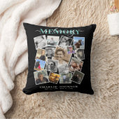 In Loving Memory Photo Collage Memorial クッション (ブランケット)