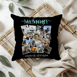 In Loving Memory Photo Collage Memorial クッション