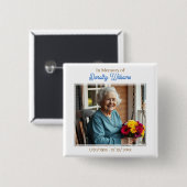 In Loving Memory | Photo Memorial 缶バッジ (正面&裏面)