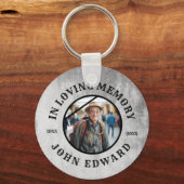In Loving Memory Photo Tribute Design キーホルダー (正面)