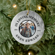 In Loving Memory Photo Tribute Design