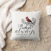 In Loving Memory: Red Cardinal Memorial クッション (ブランケット)