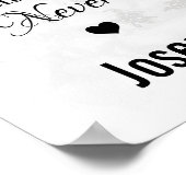 In Loving Memory Remembrance記念写真 ポスター (角)