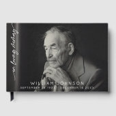 In Loving Memory Remembrance Photo Funeral  ゲストブック (正面)