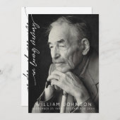 In Loving Memory Remembrance Photo Funeral プログラム (正面/裏面)