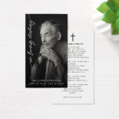 In Loving Memory Remembrance Photo Funeral Prayer (デスク)