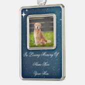 In Loving Memory Starry Night記念撮影 シルバープレートフレームオーナメント (左)