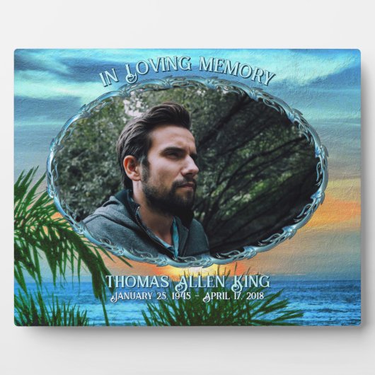 In Loving Memory Sunset 1557 フォトプラーク (正面)