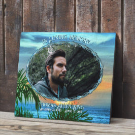 In Loving Memory Sunset 1557 フォトプラーク