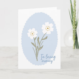 In Loving Memory Sympathy Card for Her カード