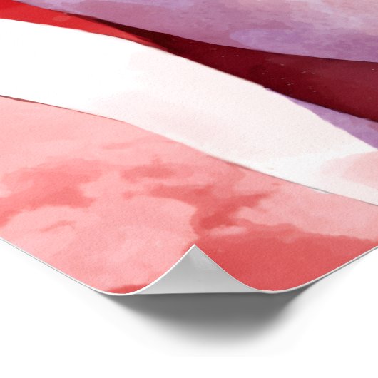 In Loving Memory US Flag Funeral Memorial ポスター (角)