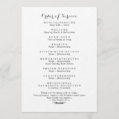 In Loving Memory with Photo | Personal 招待状 (裏面)