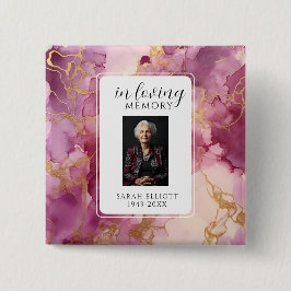 In Loving Memory with Photo | Personal 缶バッジ