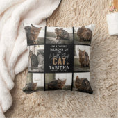 In Loving Memory 'Worlds 最高の Cat' Keepsake写真 クッション (ブランケット)