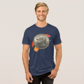 In Max We Trust (Design #2) Tri-Blend Shirt トライブレンドＴシャツ (正面全面)