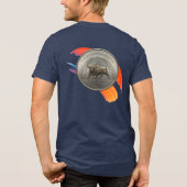 In Max We Trust (Design #2) Tri-Blend Shirt トライブレンドＴシャツ (裏面)