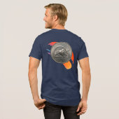 In Max We Trust Tri-Blend T-Shirt Navy トライブレンドＴシャツ (フル背面)