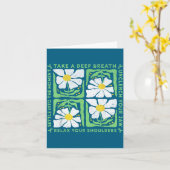 In May We Wear Green Mental Health Awareness  カード (黄色い花)