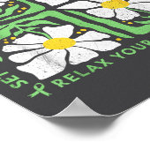 In May We Wear Green Mental Health Awareness  ポスター (角)