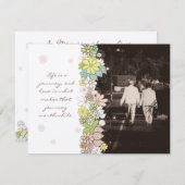 In Memoriamありがとうご夫婦の死 招待状 (正面/裏面)