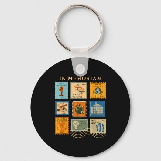 In Memoriam Equal Rights Science Women Rights Femi キーホルダー (正面)