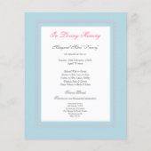 In Memoriam Remembrance Death Notice写真 チラシ (裏面)