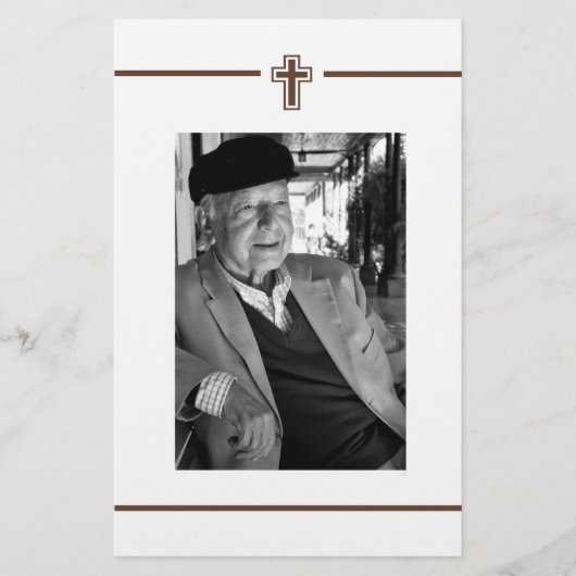 In Memoriam Remembrance Death Notice写真 チラシ (正面)