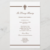 In Memoriam Remembrance Death Notice写真 チラシ (裏面)