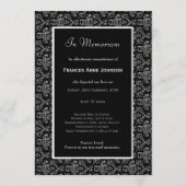 In Memoriam Remembrance Death Notice写真 プログラム (裏面)