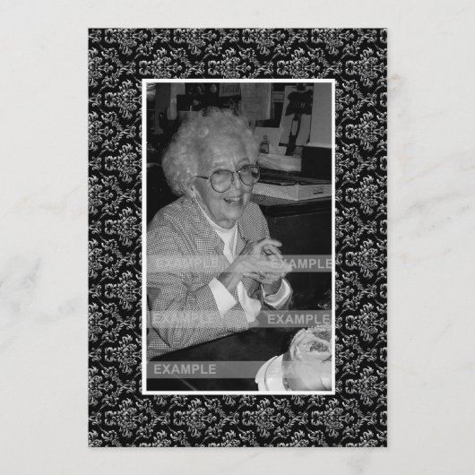 In Memoriam Remembrance Death Notice写真 プログラム (正面)