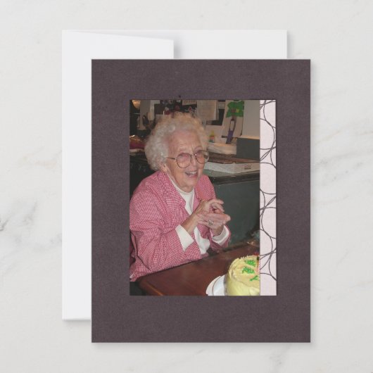 In Memoriam Remembrance Death Notice Photo（記憶にとどめる 招待状 (正面)