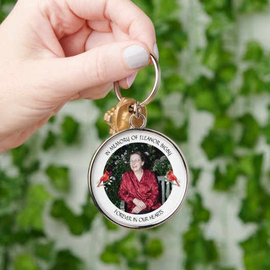 In Memory of | Cardinal Memorial Keepsake キーホルダー (手)