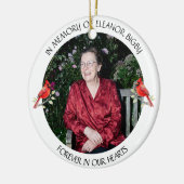 In Memory of | Cardinal Poem Memorial Keepsake セラミックオーナメント (左)