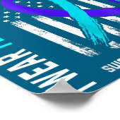 In Memory Of Dad Suicide Prevention Awareness Amer ポスター (角)