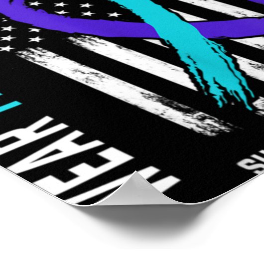 In Memory Of Dad Suicide Prevention Awareness Amer ポスター (角)