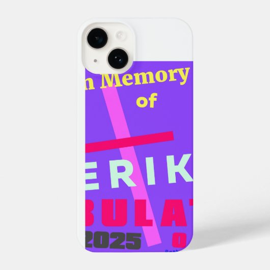 In Memory of Erik Bulatov iPhoneケース (裏面)