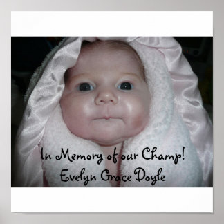 In Memory of our Champ! Evelyn Grace D... ポスター