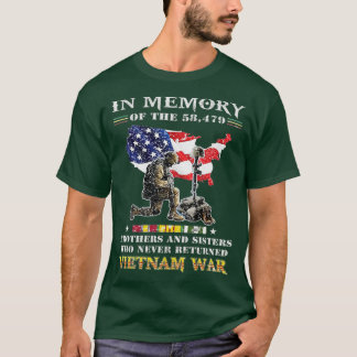IN MEMORY OF THE, Perfect gift for Veteran Dad Gra Tシャツ