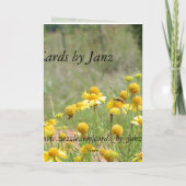 In Memory of your Wife カード (裏面)