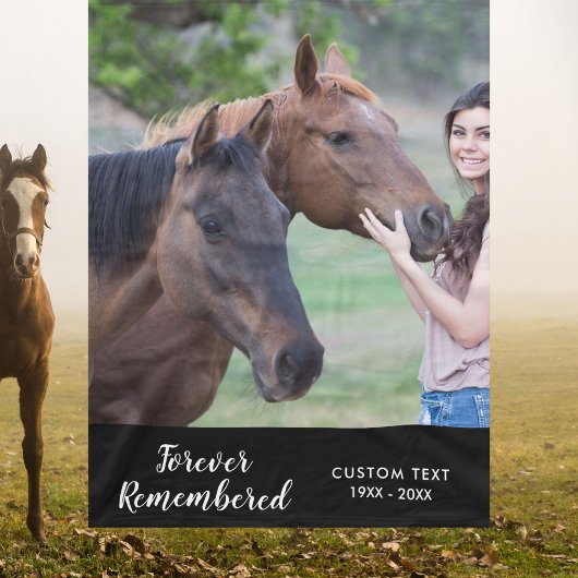 In Memory Pet写真テンプレートカスタム語 フリースブランケット