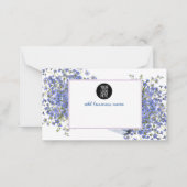 In Memory Sympathy Memorial Angel florist card ノートカード (裏面)